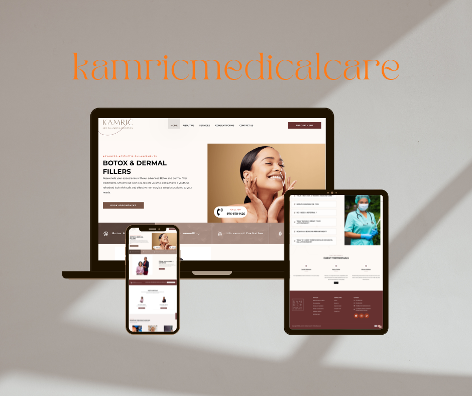 Kamric Medical Care — Healthcare Website + Booking System