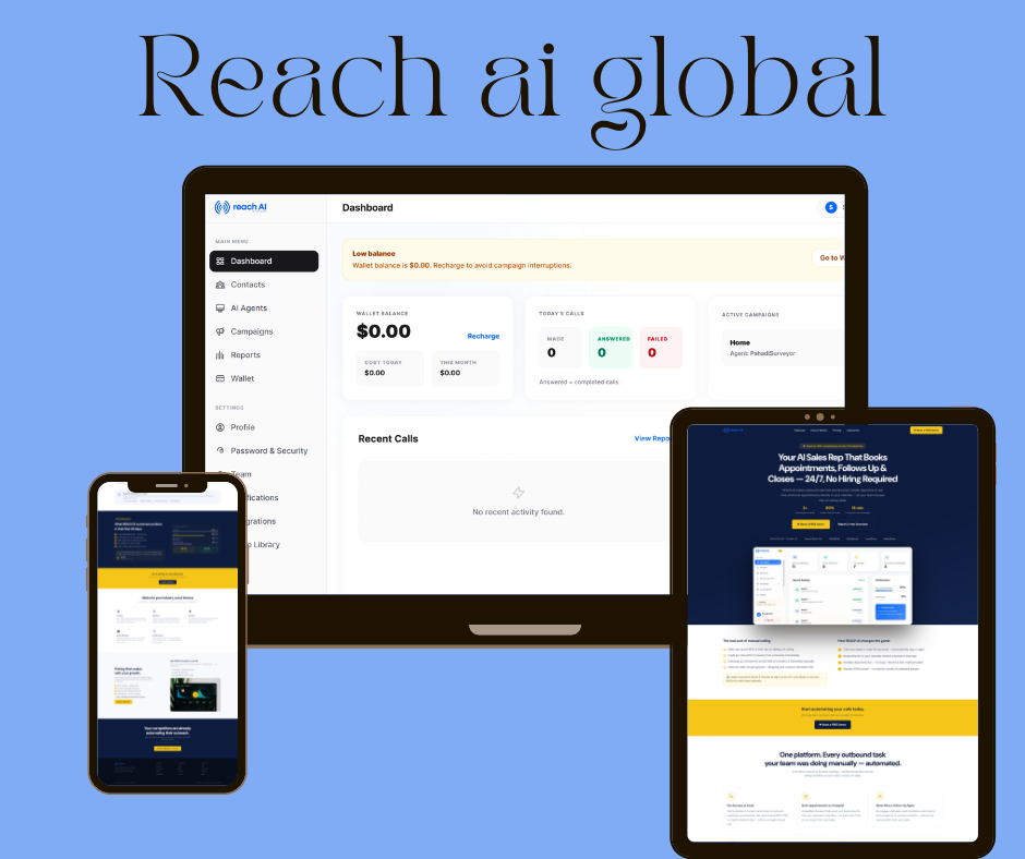 REACH AI — AI Voice Calling Platform